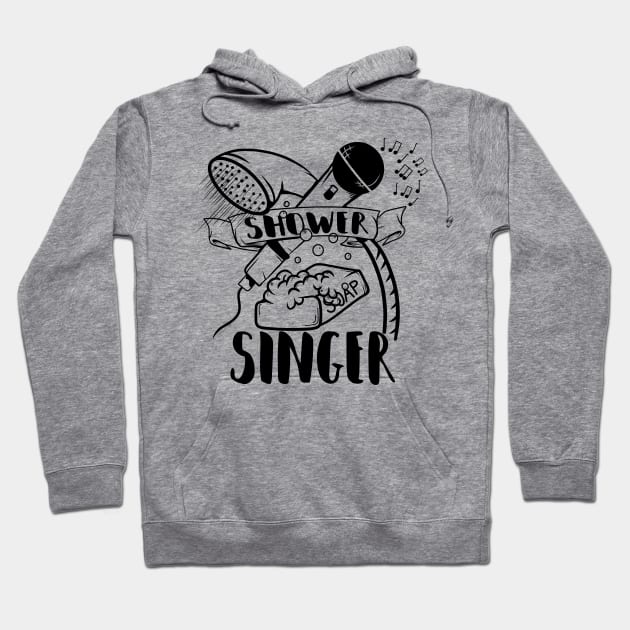 Singing in the shower Hoodie by mailboxdisco